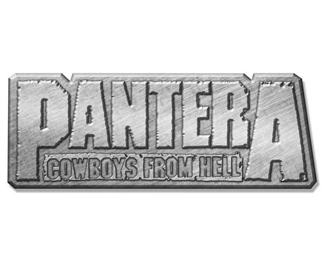 Pantera Cowboys From Hell Logo Pin Badge Official Metal Band Merch New