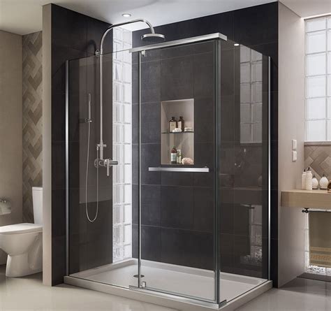 Shower and bath enclosure glass frame installation or replacement, clear glass framed bypass doors installation. DreamLine Quatra 58-3/8 to 58-3/4 in. W x 34-3/8 in. D x ...