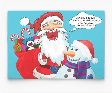 Political Funny Christmas Card Santa Claus Christmas Meme Hd Png