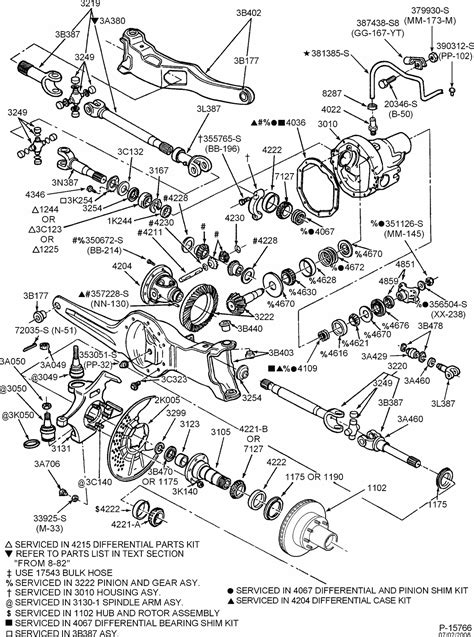 Ford Excursion Front Axle Diagram