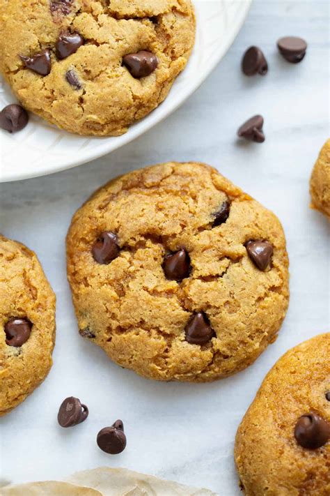 You can also make these dairy free by leaving out the chocolate chips. Gluten-Free Pumpkin Chocolate Chip Cookies - Meaningful Eats