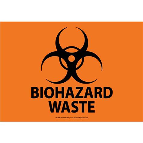 Vinyl Decal Biohazard Waste Biohazard Symbol Visual Workplace Inc