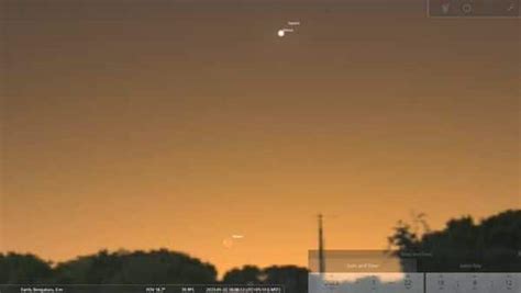 Venus And Saturn Come Extremely Close Phenomenon Visible To Naked Eye
