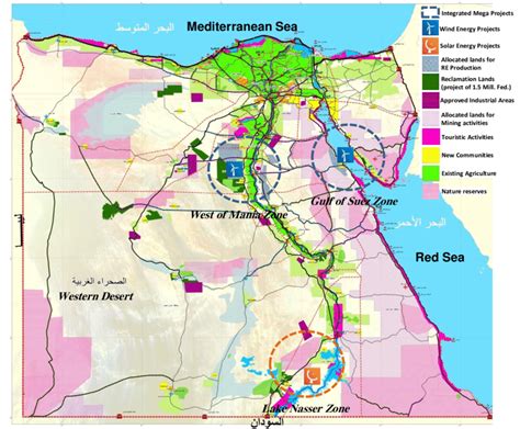 Urban Development Map Of Egypt Download Scientific Diagram
