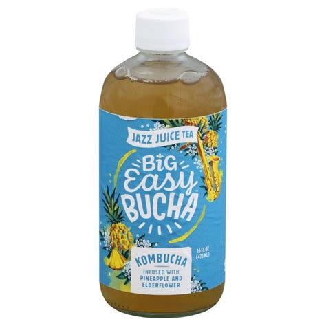 Big Easy Bucha Kombucha Jazz Juice Tea 16 Oz Instacart