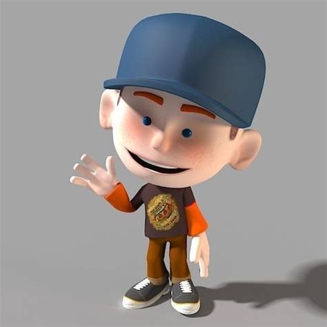 Maybe you would like to learn more about one of these? Cartoon Character casual boy 3D Model animated rigged .max ...