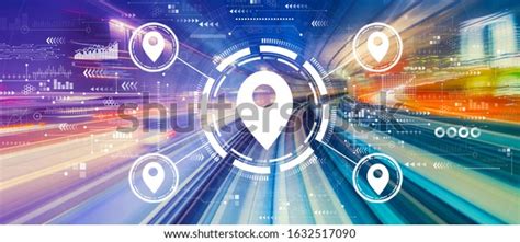 Map Pin Concept Abstract High Speed Stock Photo Edit Now 1632517090