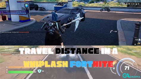 How To Travel Distance In A Whiplash Fortnite Chapter 5 Season 1 Quest