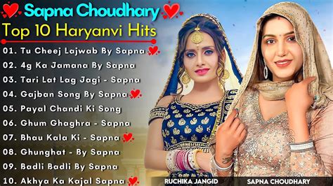 Sapna Choudhary New Songs New Haryanvi Song Jukebox Sapna