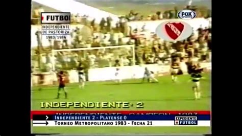 En la última jugada, el verde le ganó a platense con un gol de luciano gondou, ingresado minutos antes. Metro 1983 fecha 21 Independiente 2 vs Platense 0 - YouTube