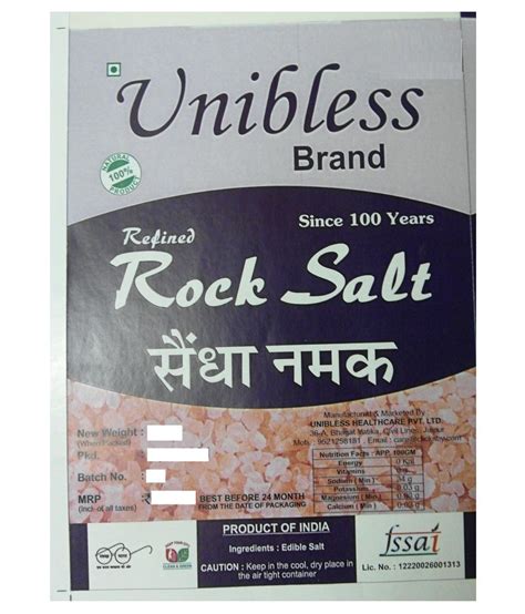 buy unibless sendha namak rock salt 1 kg online at best price in india snapdeal