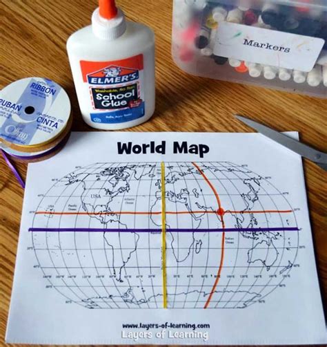 What are the uses and purposes of maps? Fun world map activity - only do equator and prime ...