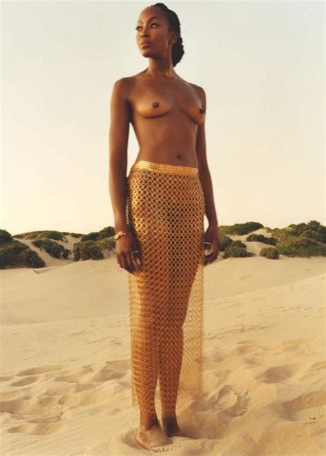 Naomi Campbell Topless For Vogue July The Fappening