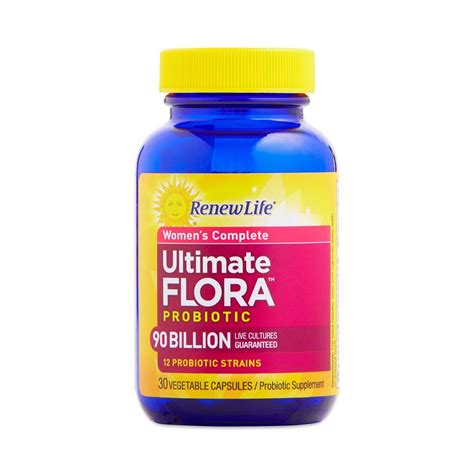 Ultimate Flora Probiotics For Women By Renew Life Thrive Market