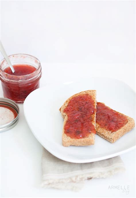 Return to a full rolling boil. Recipe // strawberry basil jam | Armelle Blog
