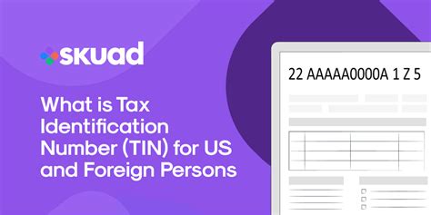 What Is A Tax Identification Number Tin For Us And Foreign Persons