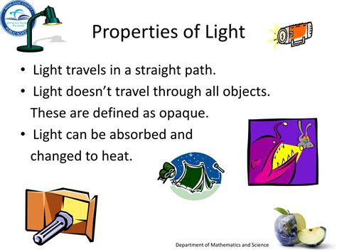 Ppt Grade 3 Quarter 2 Topic Vii Light And Its Properties Powerpoint