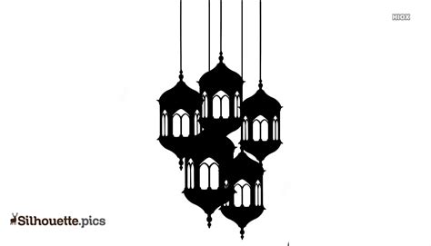 Ramadan Lantern Silhouette Vector Silhouettepics
