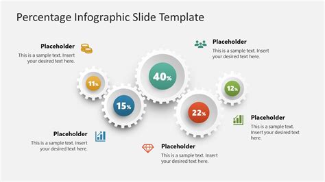 Percentage Infographic Powerpoint Template