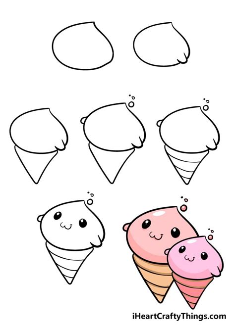 Cute Things Drawing How To Draw Cute Things Step By Step