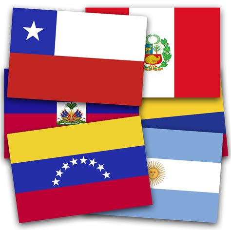 Banderas Latinoamericanas 90x60