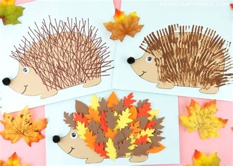 Free Hedgehog Template 3 Cute Ways To Make Hedgehogs For Fall I