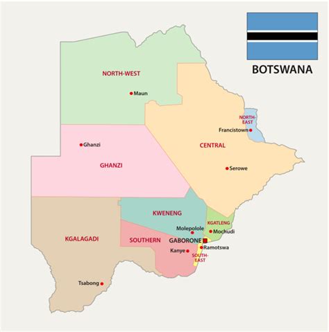 In addition to its core activities, bbs limited contributes towards improving the quality of life of communities both rural and urban in botswana through its corporate social investment (csi) program. Botswana Maps & Facts - World Atlas