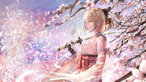 Sakura hd wallpapers, desktop and phone wallpapers. anime girls, Artwork, Sakura Saber Wallpapers HD / Desktop ...