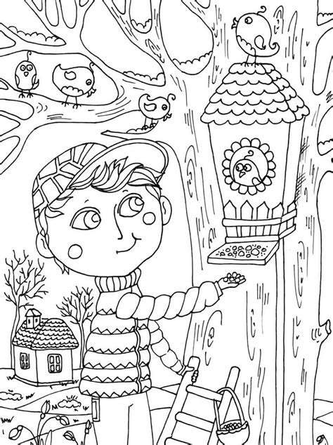Vector illustration, coloring book for kids. April Coloring Pages - Best Coloring Pages For Kids