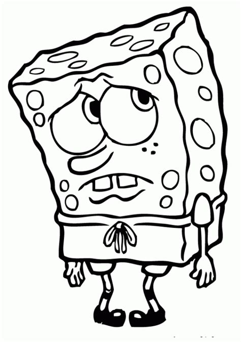 Baby Spongebob Coloring Pages