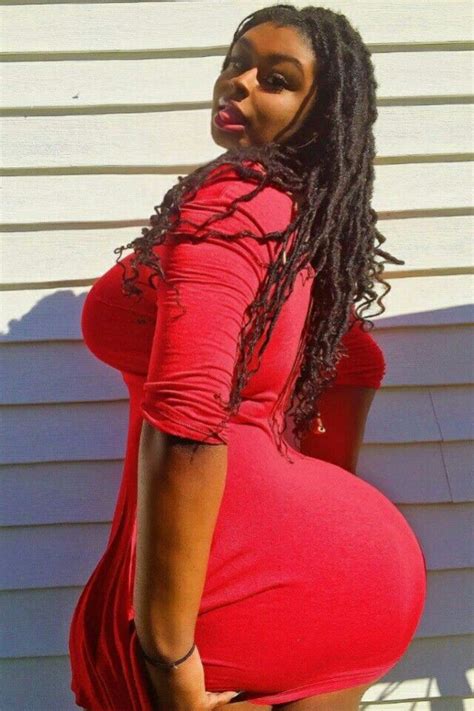 Thick Hottie In Red Most Beautiful Black Women