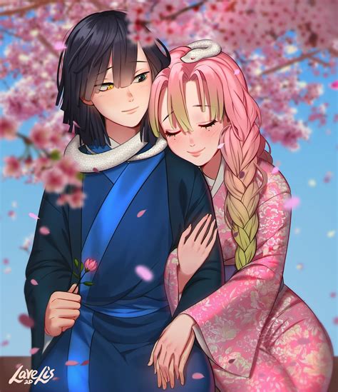 Iguro and Mitsuri : r/KimetsuNoYaiba