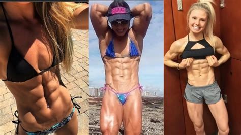 Best Female Abs Workout FBB Presents JUST Female Abs RIPPED SHREDDED Girls Abs P YouTube