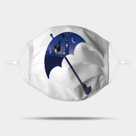 Mary Poppins Umbrella Disney Mask Teepublic