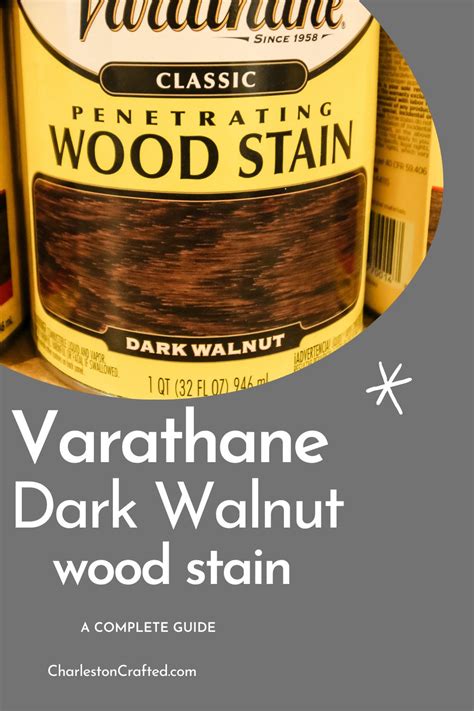 Varathane Dark Walnut Wood Stain Color Review