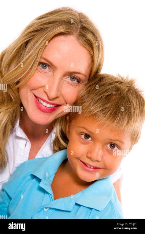 Mother And Son Stock Photo Alamy