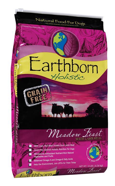 Let's find out… the main ingredient is chicken meal, which is a great lean meat and packed with protein in it's meal form. Earthborn Holistic Dog Food Meadow Feast - Pawtopia: Your ...