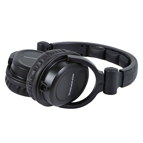 Monoprice 8323 Premium Hi Fi Dj Style Over The Ear Pro Headphones
