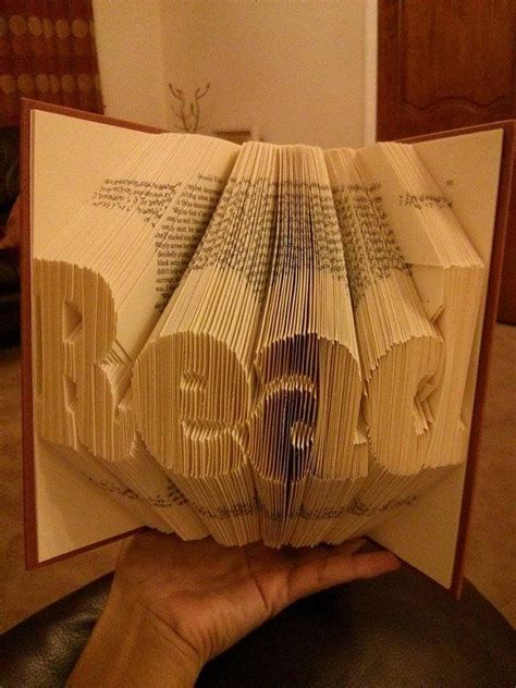 Book Folding Pattern For Read And Free By Bookfoldingforever Folded