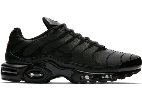 Nike Air Max Plus Triple Black Leather - AJ2029-001