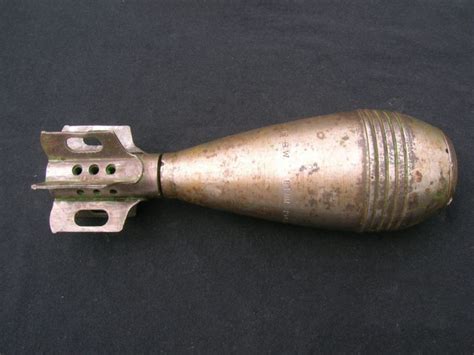 Super Rare Vintage Antique 81mm Wwii Mortar Shell Antique Price