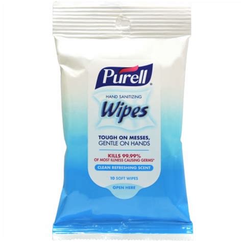 Purell Hand Sanitizing Wipes 10 Ct Harris Teeter