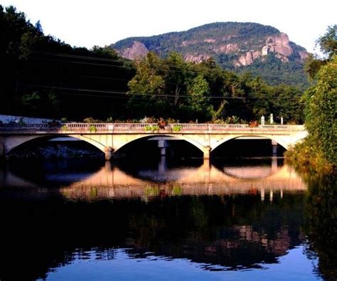 From lake lure follow 64/74 east to bills creek road. Lake Lure Flowering Bridge | Lake lure, Lake vacation, Lake