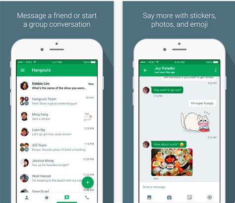 I can't remember off top of my head now what exactly it's. Google Hangouts updated with focus on Material Design, a ...
