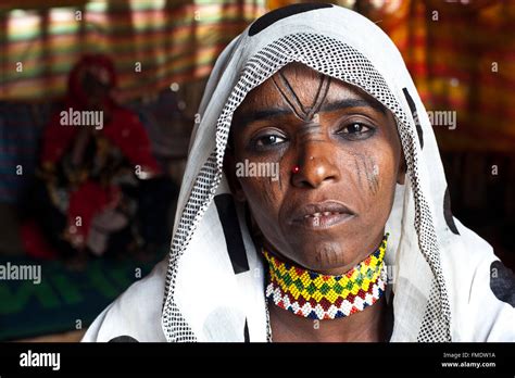 Two Eritrean Female Refugees Both Belong To The Afar Tribe Ethiopia