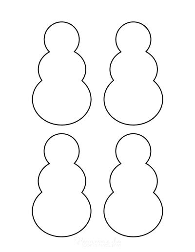 Free Printable Snowman Templates For Crafts