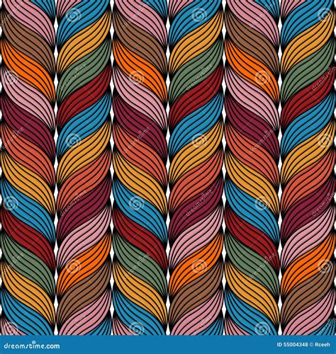 Colored Rope Pattern Stock Illustration Illustration Of Abstract