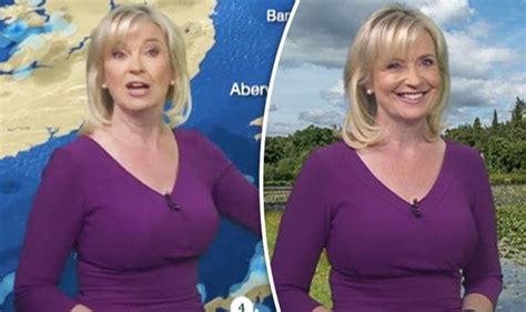 Bbc Weather Carol Kirkwood Showcases Ample Bust In Tight Frock Tv And Radio Showbiz And Tv