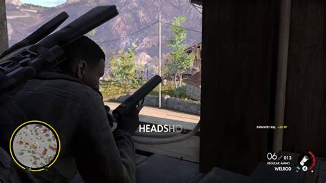 Sniper Elite 4 Welrod Pistol Gunning For Headshot Kills Part 2