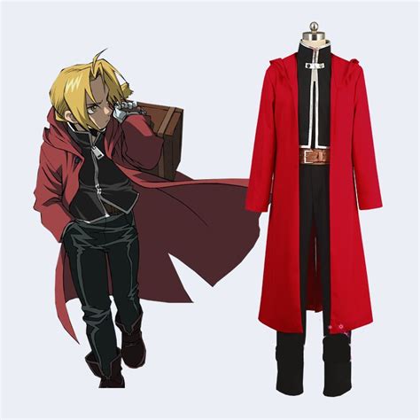 Anime Fullmetal Alchemist Edward Elric Cosplay Costume Costume Made